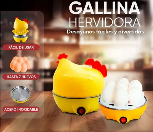Gallina Hervidora ¡Huevos Perfectos al Instante