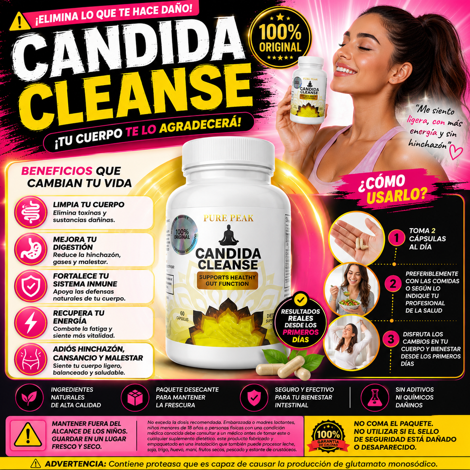 ✨ CANDIDA CLEANSE – RECUPERA TU BIENESTAR DESDE ADENTRO ✨