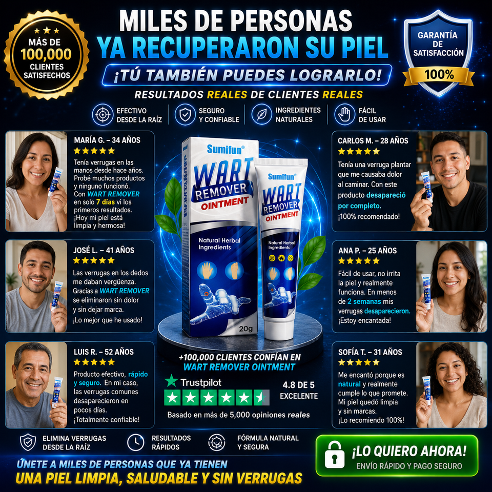 🌟 Wart Remover Ointment – Despídete de las Verrugas y Recupera tu Confianza