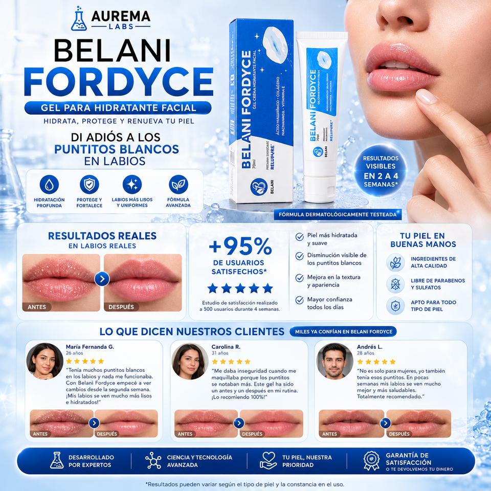 💙 BELANI FORDYCE – Labios Más Suaves, Hidratados y Libres de Imperfecciones