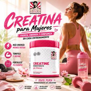 🔥 CREATINA PARA MUJERES™ | MÁS ENERGÍA. MÁS FUERZA. MÁS TÚ