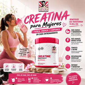 🔥 CREATINA PARA MUJERES™ | MÁS ENERGÍA. MÁS FUERZA. MÁS TÚ