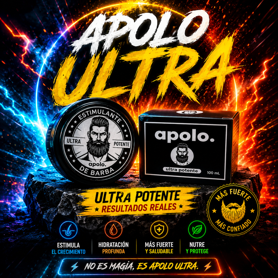 Apolo Ultra™ | Crecimiento y Fortalecimiento de Barba + Delivery gratis