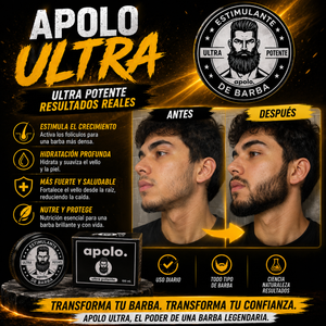 Apolo Ultra™ | Crecimiento y Fortalecimiento de Barba + Delivery gratis