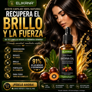 ✨ Recupera un Cabello Más Fuerte, Brillante y Hermoso Desde la Primera Semana - Batana Oil ELIKANA™