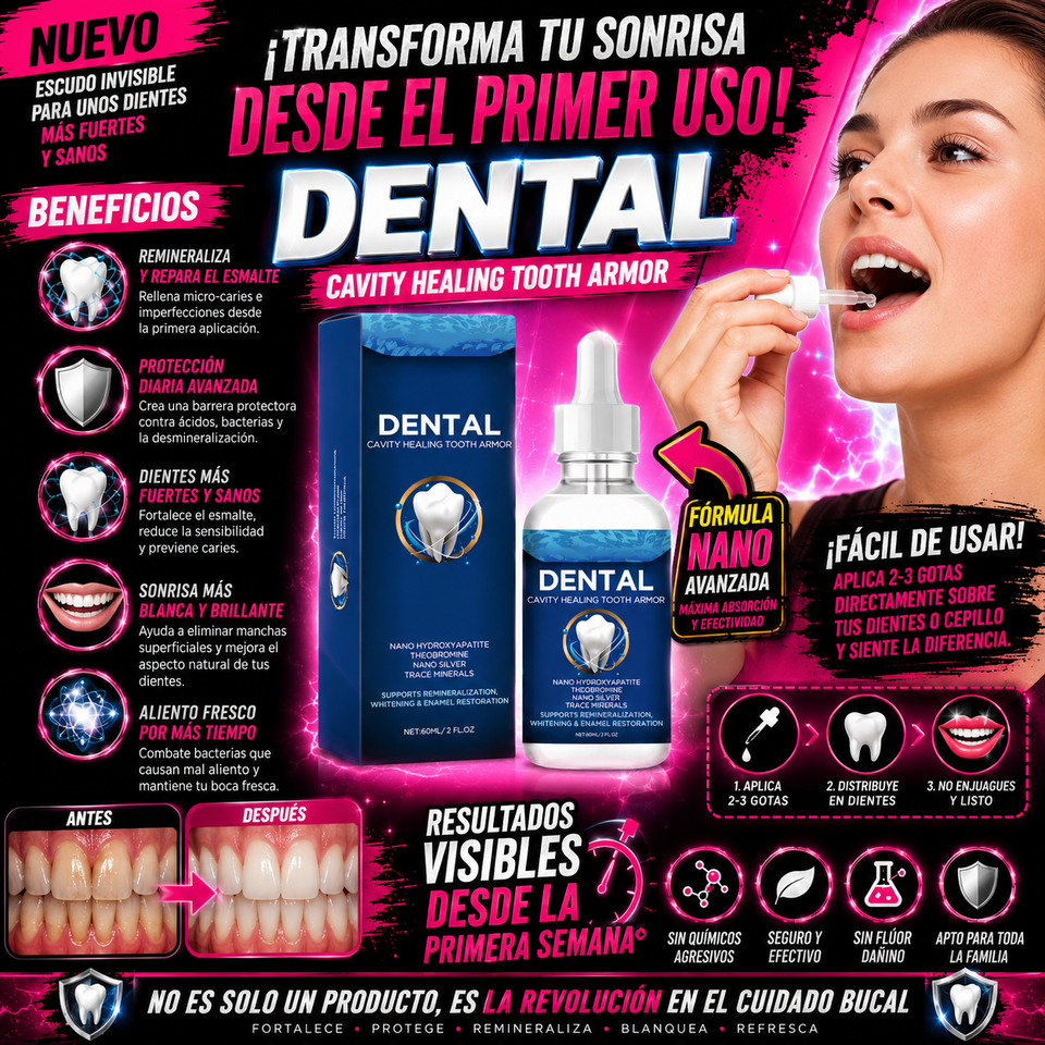 🦷✨ ¡Recupera la Fuerza de tu Sonrisa con DENTAL Tooth Armor!