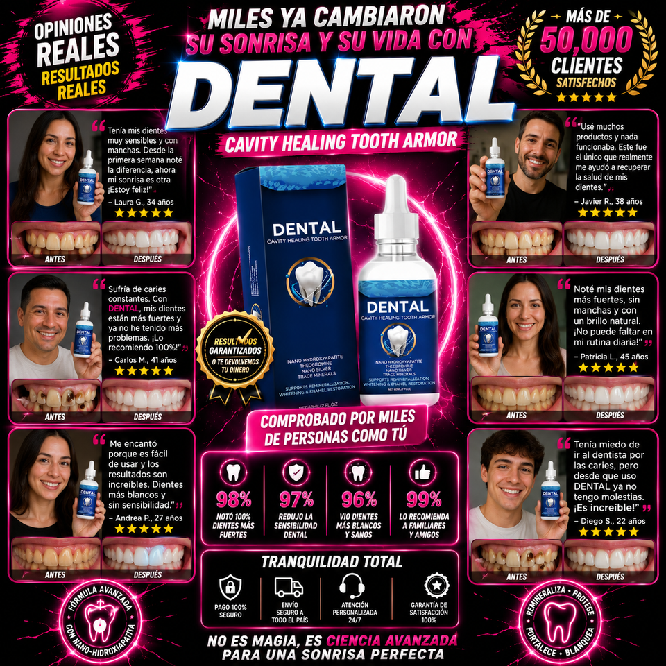 🦷✨ ¡Recupera la Fuerza de tu Sonrisa con DENTAL Tooth Armor!