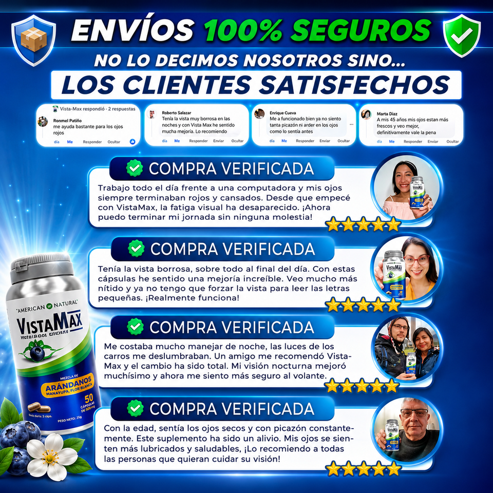 👁️ VistaMax – Claridad Visual y Bienestar Natural en Cada Cápsula