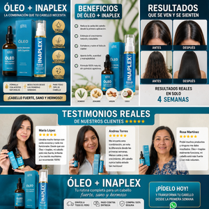 ÓLEO + INAPLEX: El tratamiento intensivo que transforma tu cabello desde la raíz